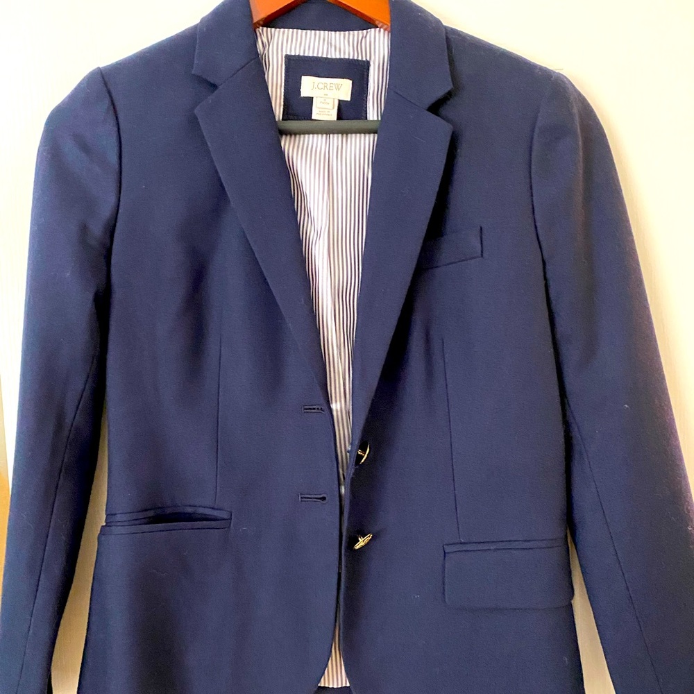 Cute navy blue J.Crew blazer.